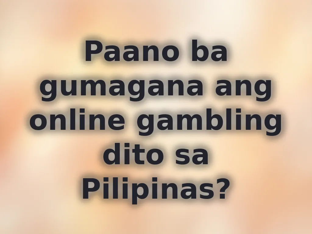 Gabay sa Online Gambling